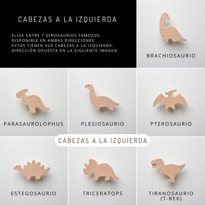 Tirador de cajón de dinosaurios - Imagen 3