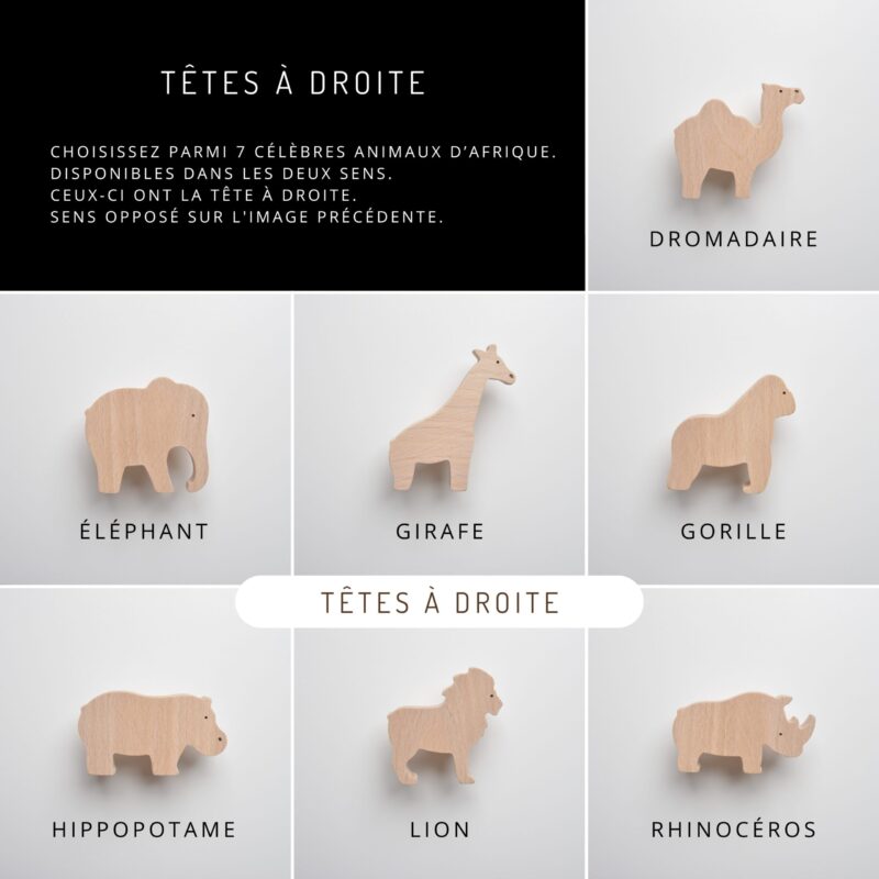 Poignée de tiroir Animaux d'Afrique – Image 4