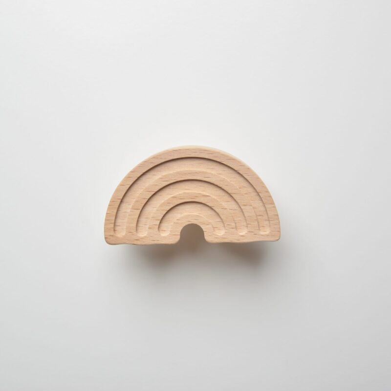 bouton de meuble forme Arc en ciel, en bois, pour chambre d'enfant, thème ciel - FAB-FABRIK