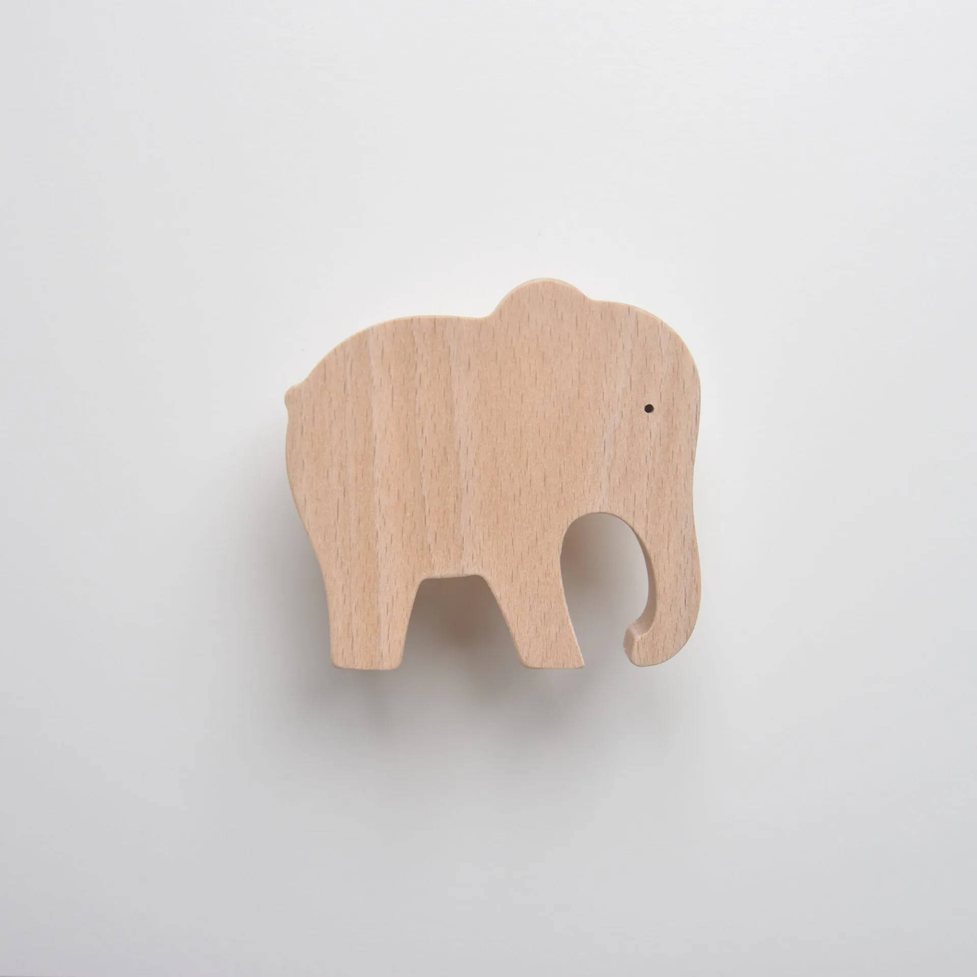 bouton de meuble forme Eléphant, en bois, pour chambre d'enfant, thème animaux d'Afrique, safari, jungle - FAB-FABRIK