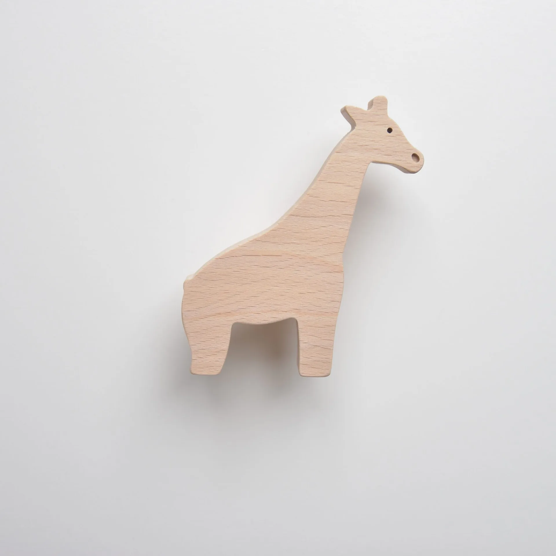 bouton de meuble forme Girafe, en bois, pour chambre d'enfant, thème animaux d'Afrique, safari, jungle - FAB-FABRIK