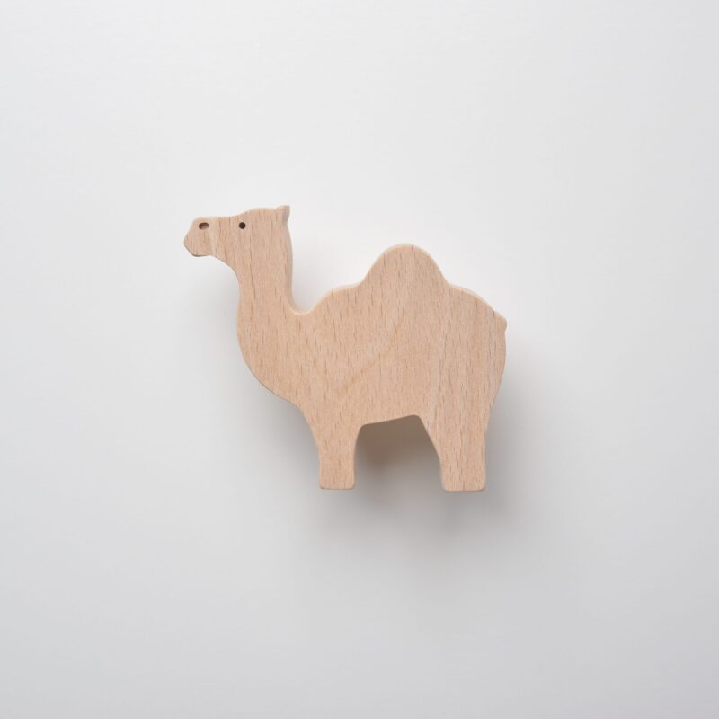 Patère Dromadaire - Animaux d'Afrique, safari, jungle - Patère pour enfant en bois - petit modèle - FAB-FABRIK