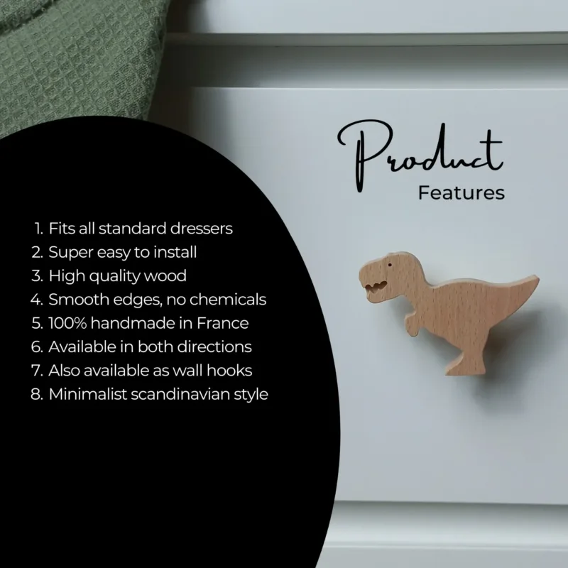 Dinosaur Drawer Handle - Image 2