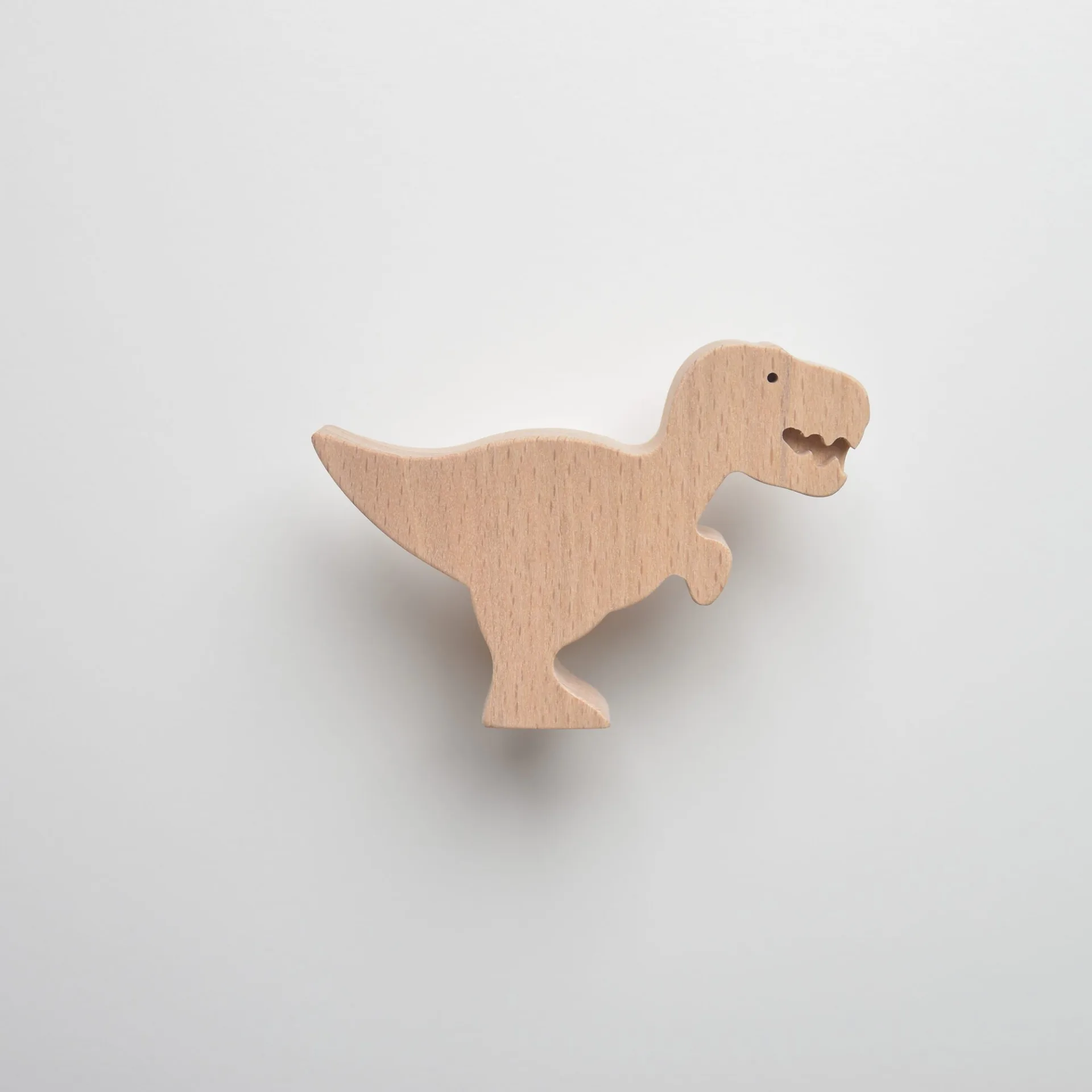 Patère Tyrannosaure - Patère dinosaure - Patère pour enfant en bois - Crochet mural - grand modèle, tête vers la droite - FAB-FABRIK