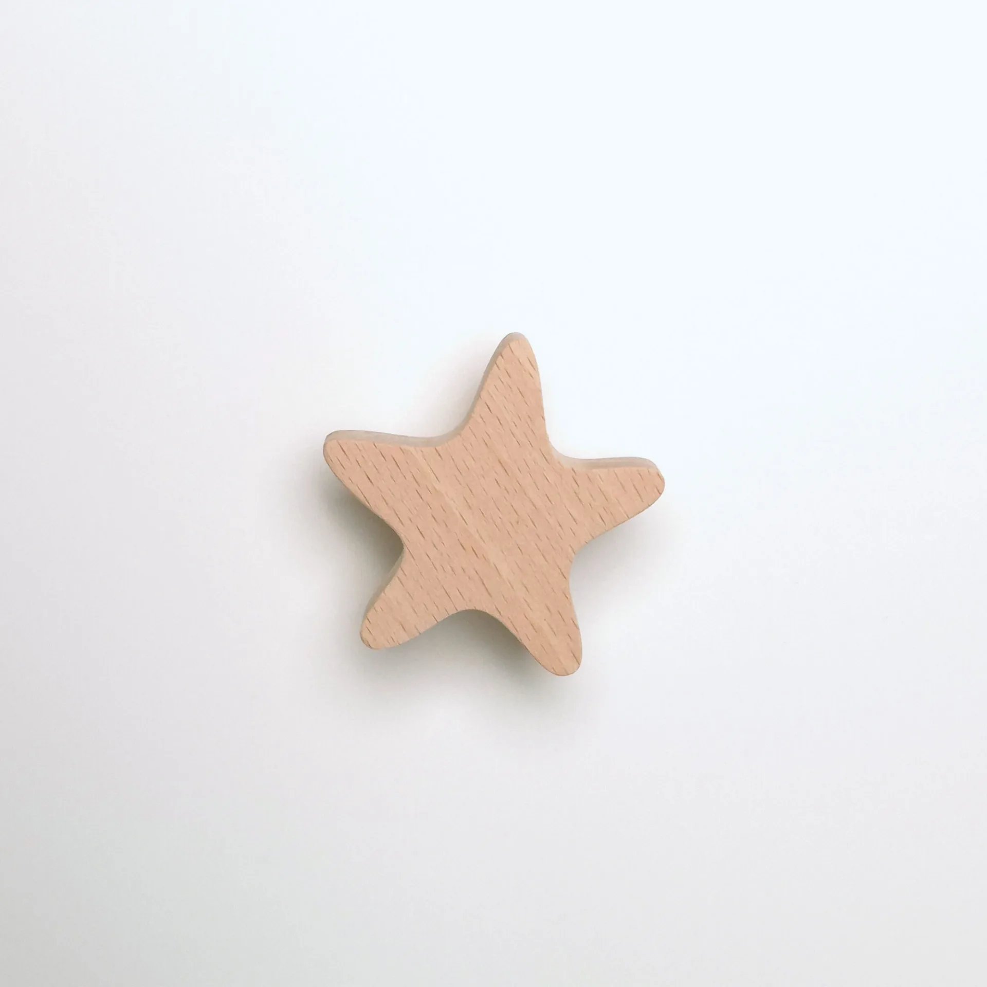 bouton de meuble forme étoile de mer, en bois, pour chambre d'enfant, thème mer et animaux marins - FAB-FABRIK