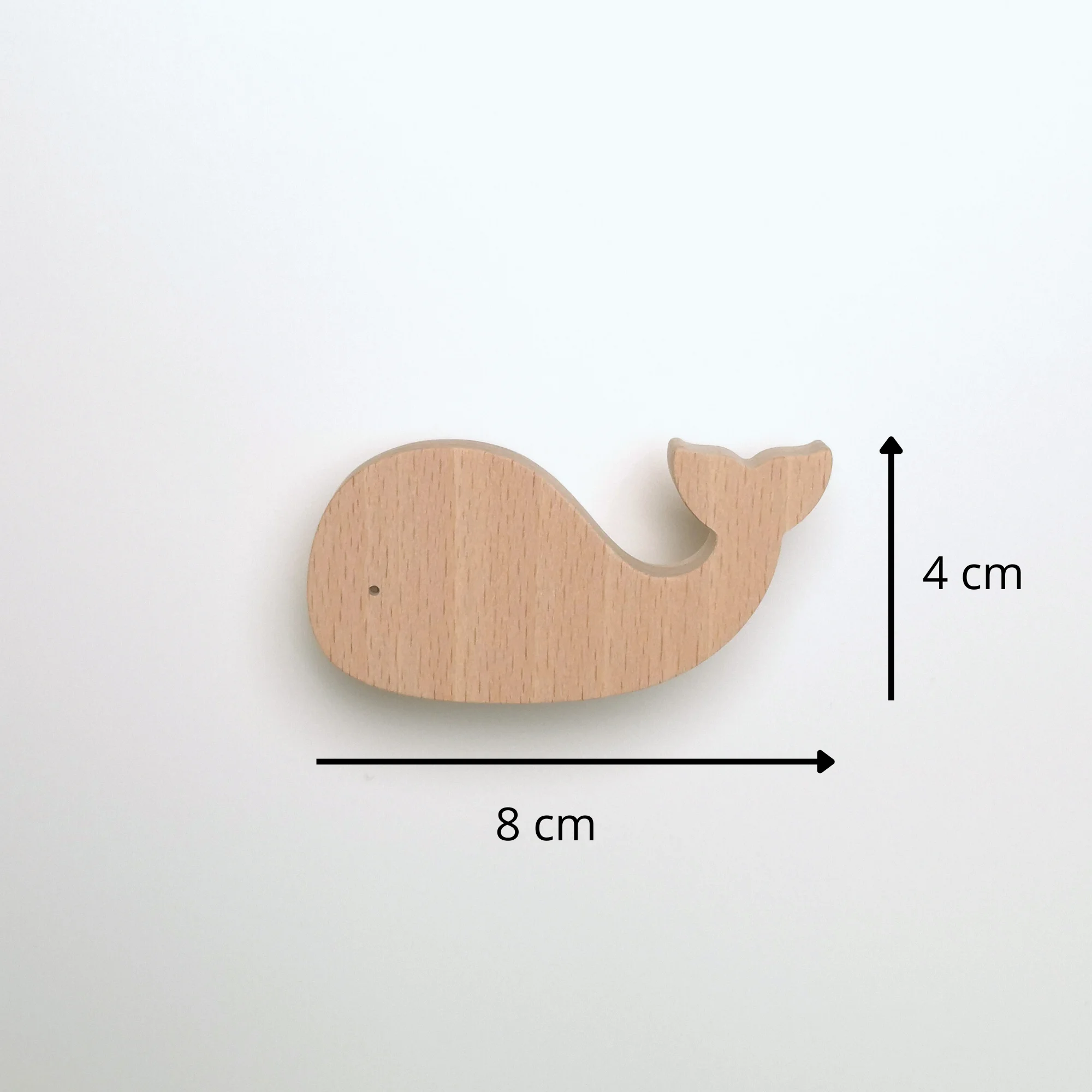 Bouton de meuble enfant Baleine, Poignée de meuble pour enfant - Décoration animaux marins, Chambre enfant océan, Déco marine - Taille - FAB FABRIK