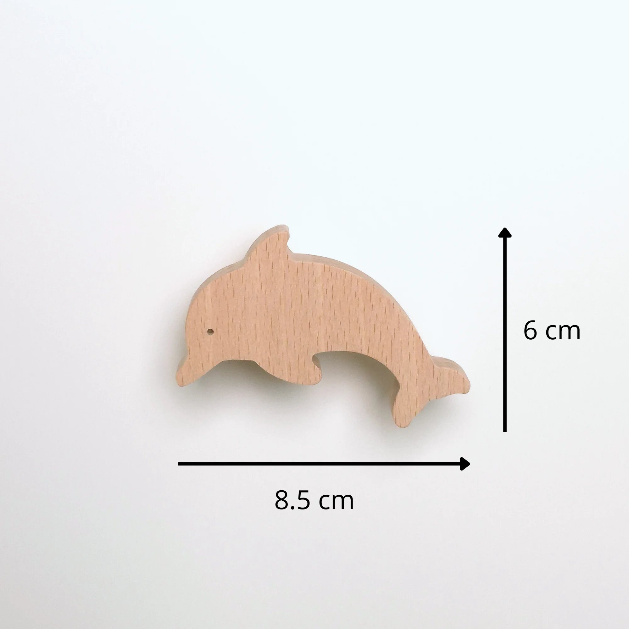 Bouton de meuble enfant Dauphin, Poignée de meuble pour enfant - Décoration animaux marins, Chambre enfant océan, Déco marine - Taille - FAB FABRIK
