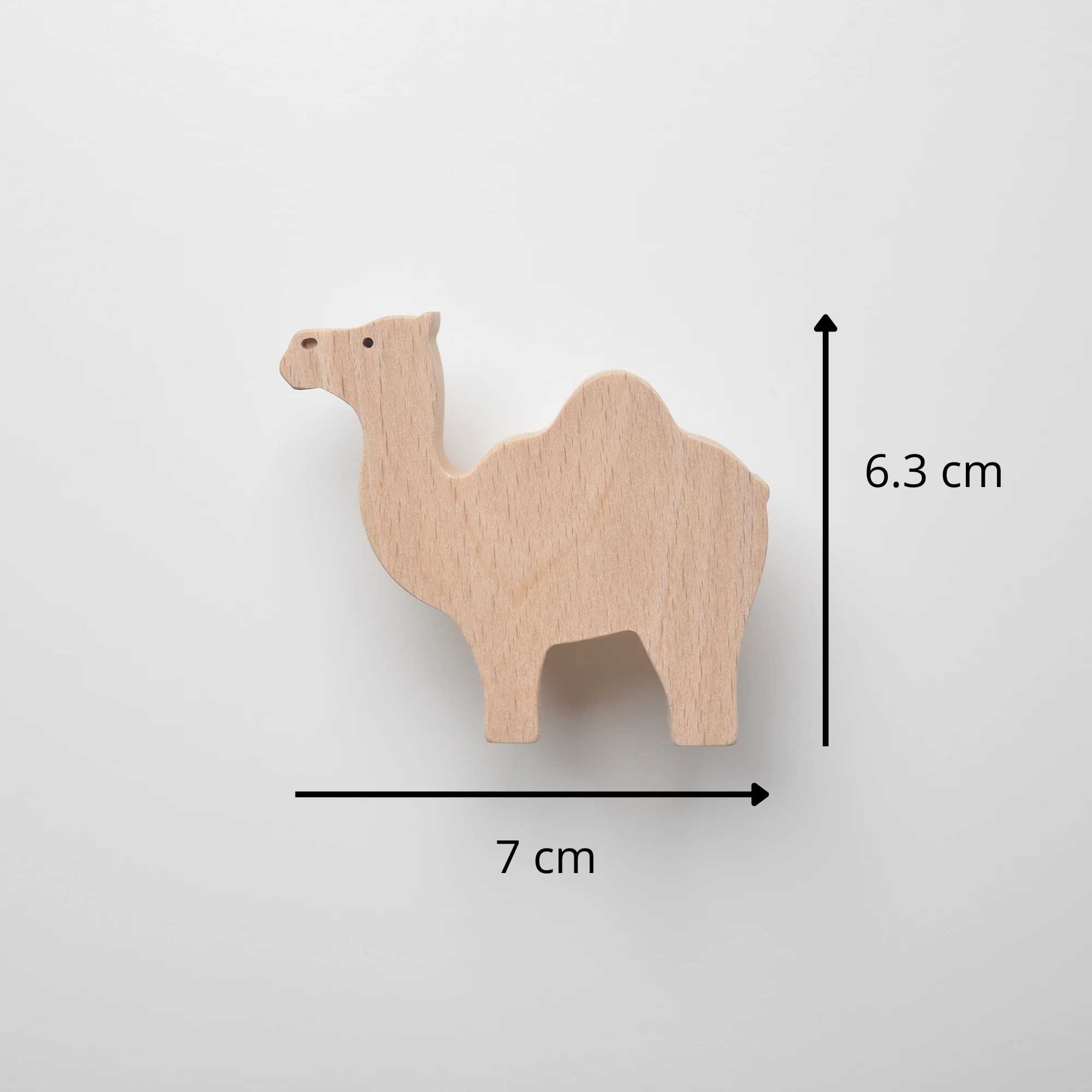 Bouton de meuble enfant Dromadaire, Poignée de meuble pour enfant - Décoration safari, Animaux d'Afrique, Chambre enfant - Taille - FAB FABRIK