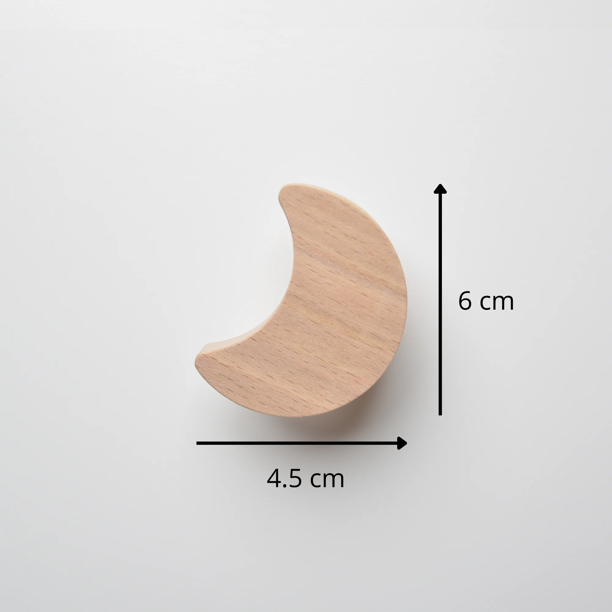 Bouton de meuble enfant Lune, Poignée de meuble pour enfant - Décoration chambre bébé, Thème lune, Déco chambre enfant - Taille - FAB FABRIK