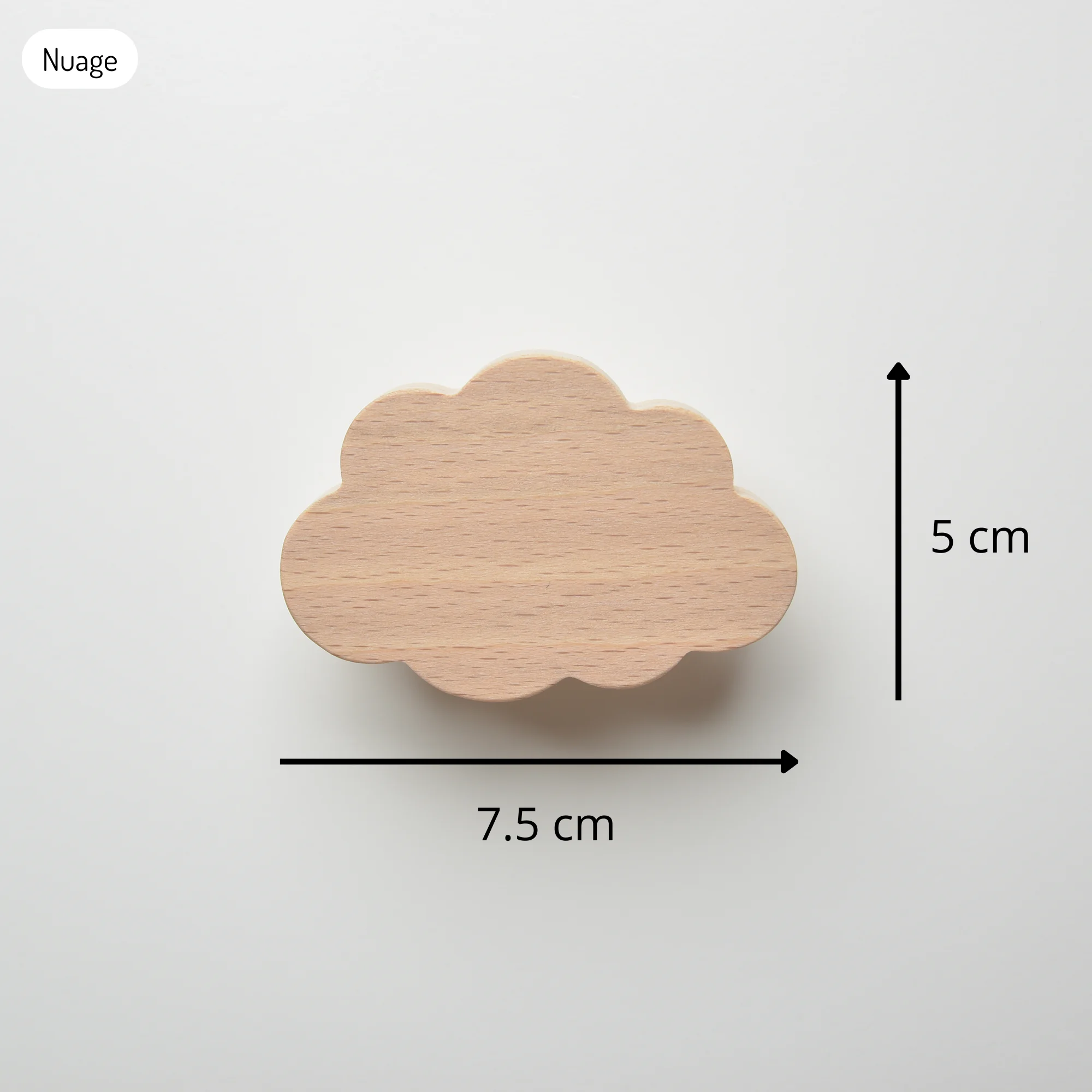 Bouton de meuble enfant Nuage, Poignée de meuble pour enfant - Décoration chambre bébé, Thème nuage, Déco chambre enfant - Tag - FAB FABRIK