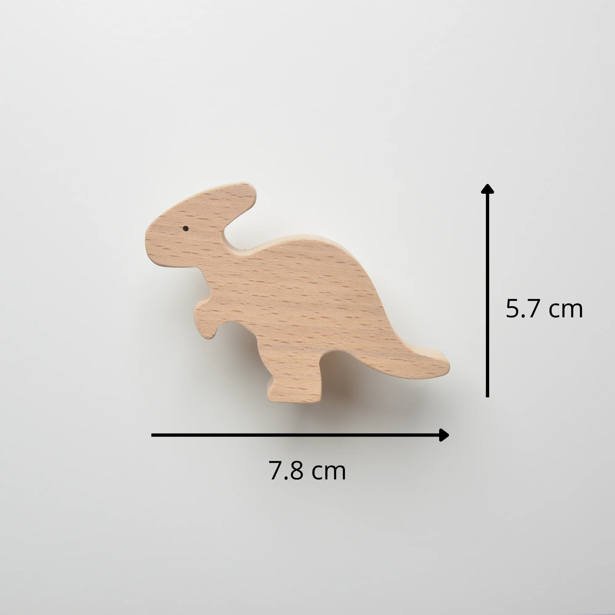 Bouton de meuble enfant Parasaurolophus, Poignée de meuble pour enfant - Décoration dinosaures, Chambre enfant dinosaure, Déco dinosaure - Taille - FAB FABRIK