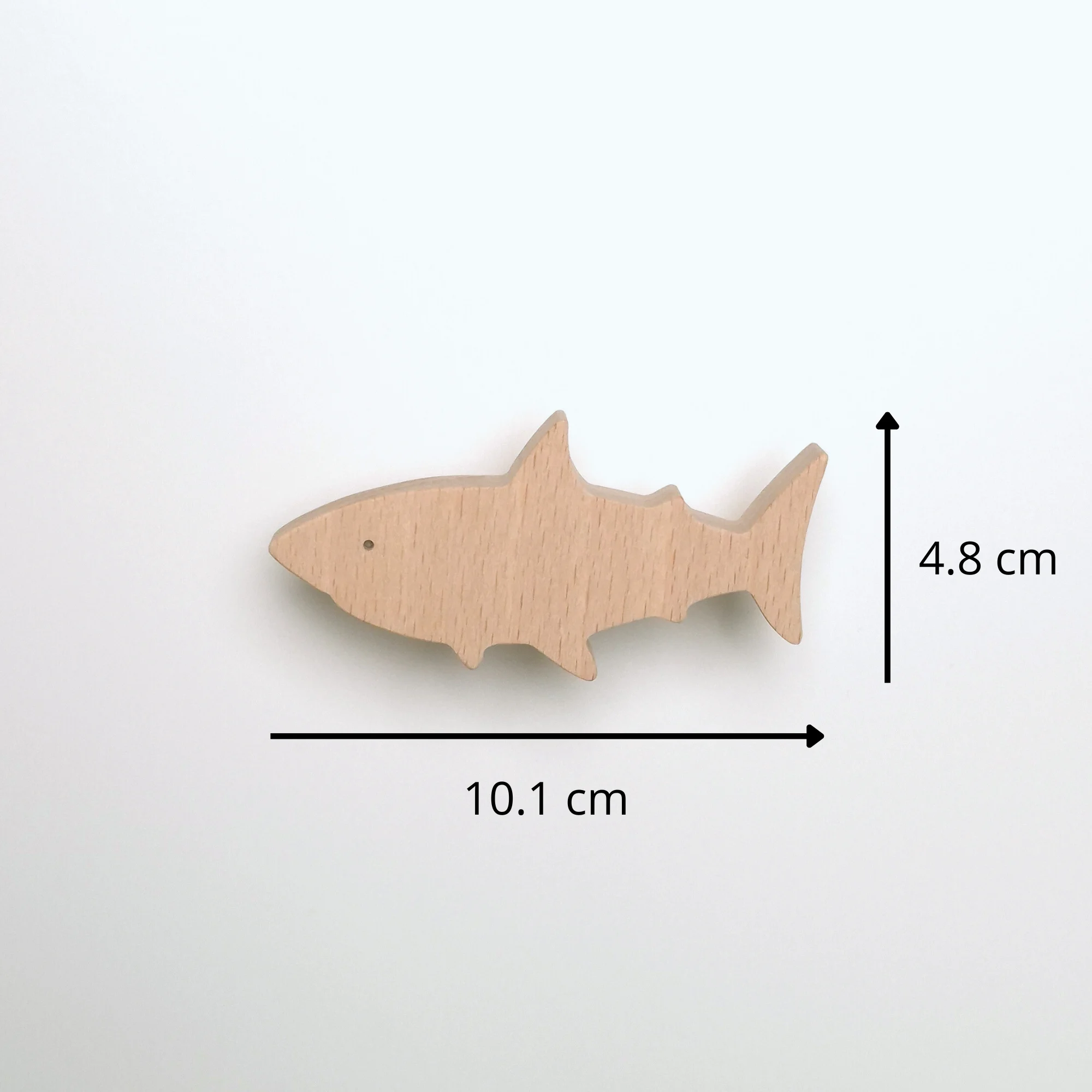 Bouton de meuble enfant Requin, Poignée de meuble pour enfant - Décoration animaux marins, Chambre enfant océan, Déco marine - Taille - FAB FABRIK