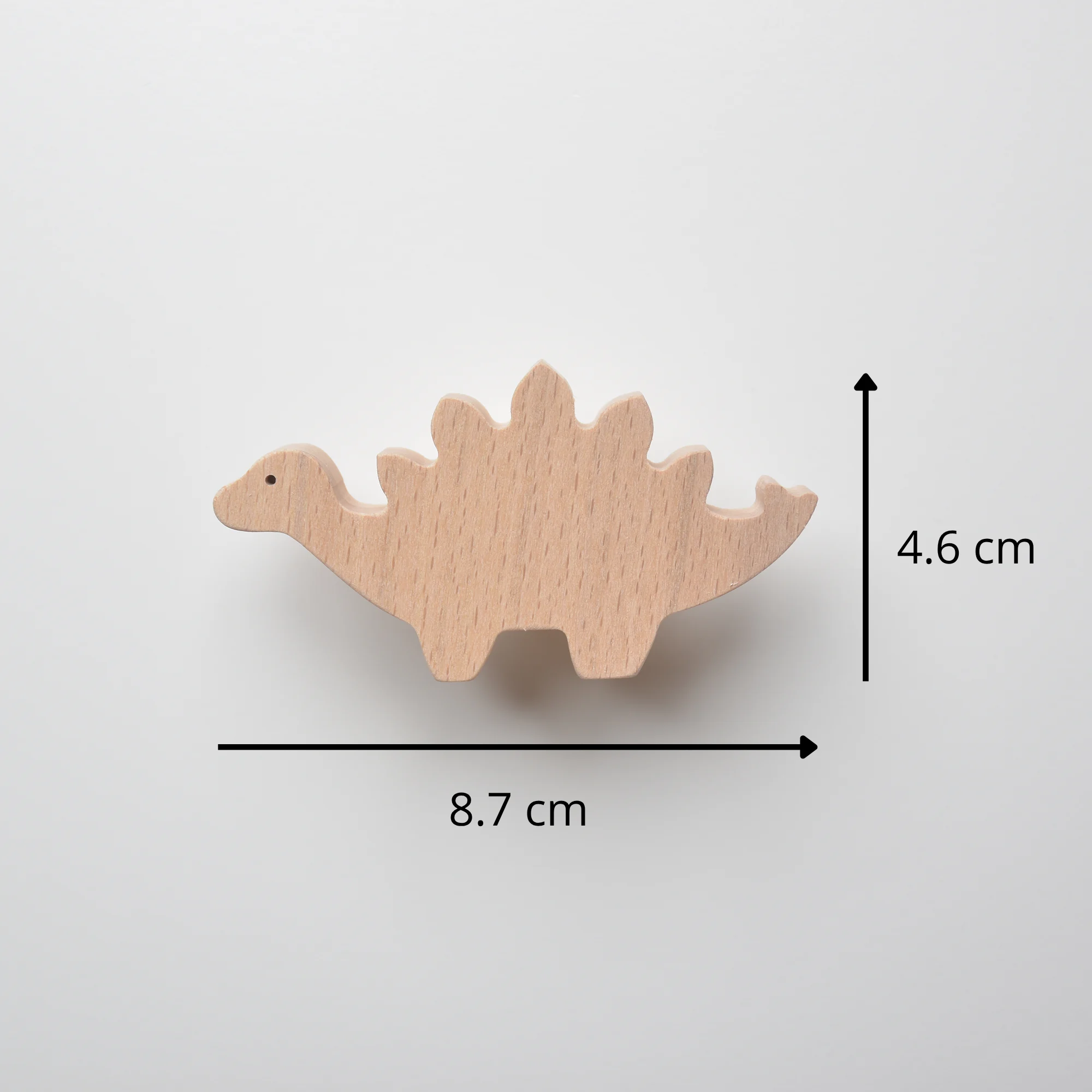 Bouton de meuble enfant Stégosaure, Poignée de meuble pour enfant - Décoration dinosaures, Chambre enfant dinosaure, Déco dinosaure - Taille - FAB FABRIK