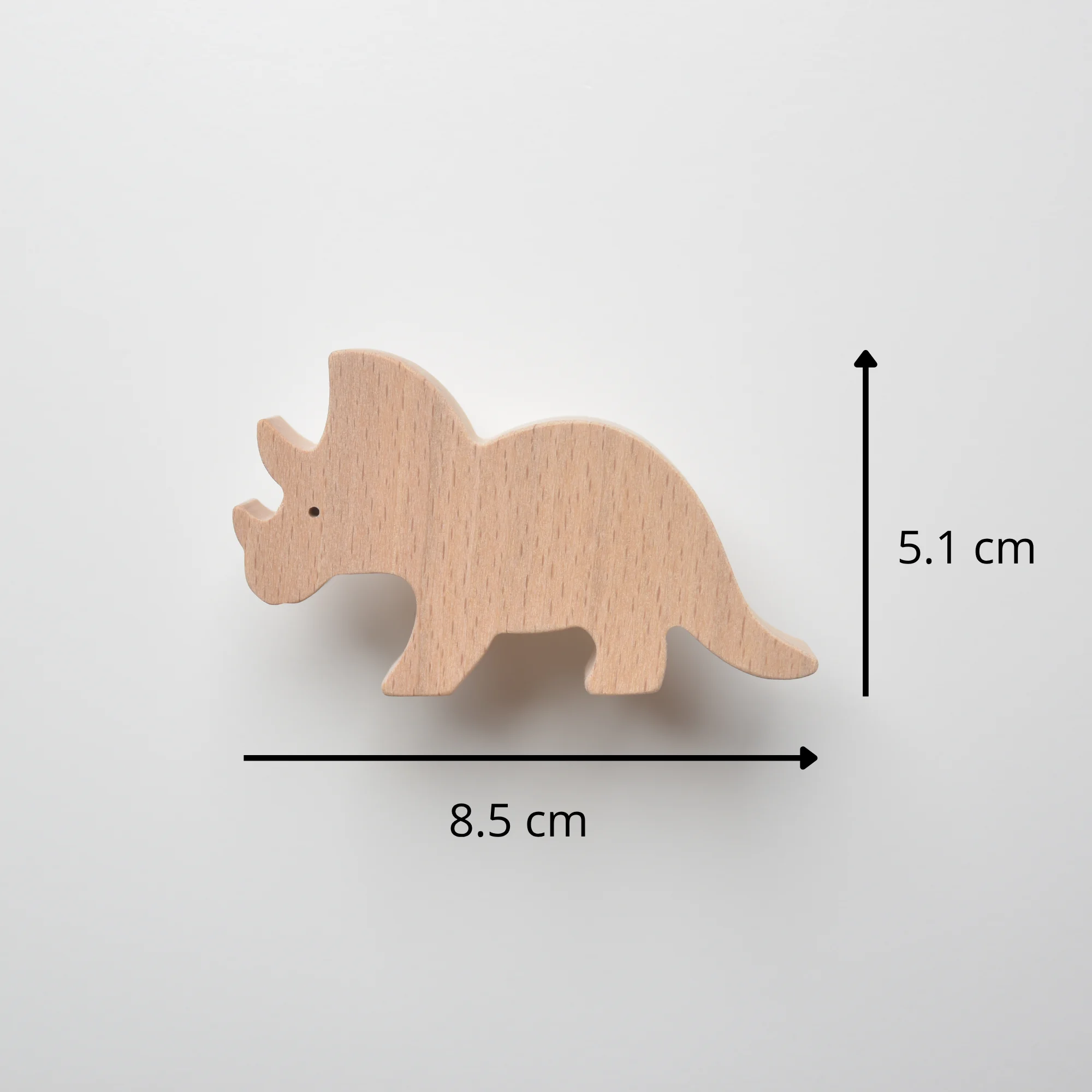 Bouton de meuble enfant Tricératops, Poignée de meuble pour enfant - Décoration dinosaures, Chambre enfant dinosaure, Déco dinosaure - Taille - FAB FABRIK