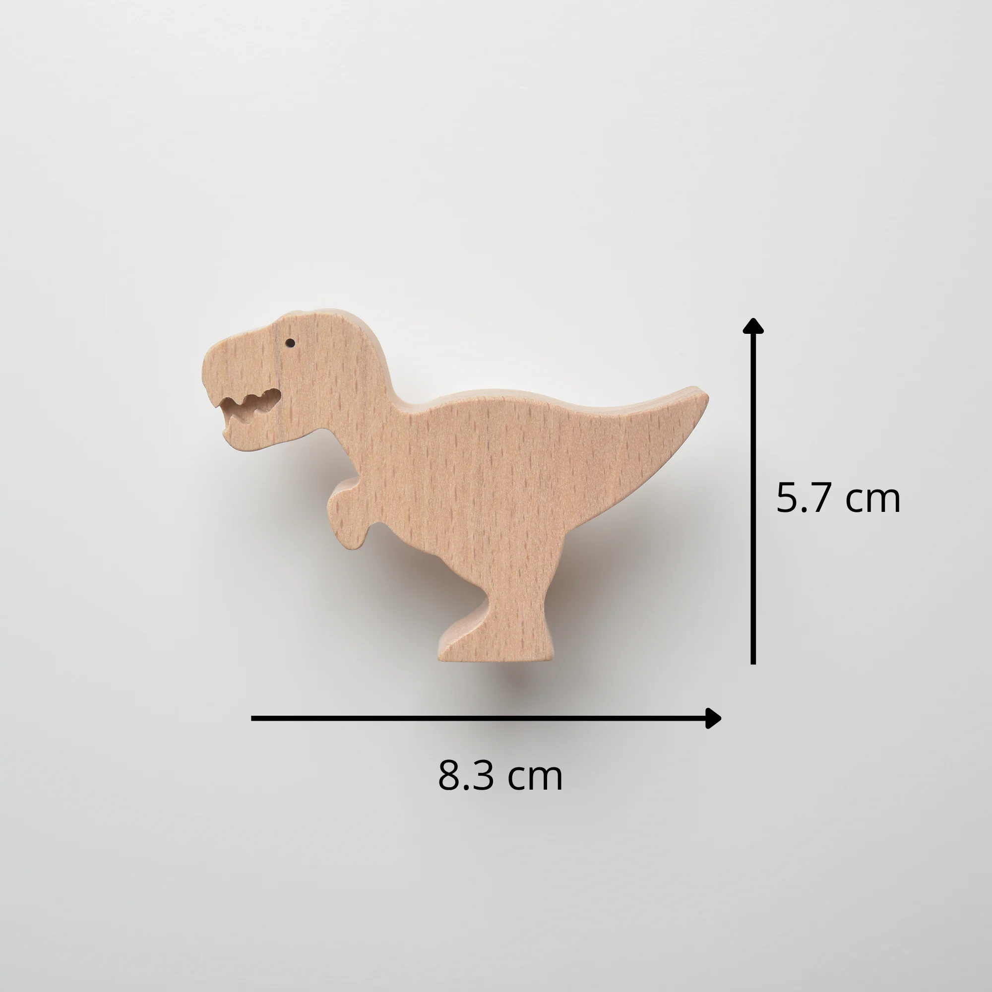 Bouton de meuble enfant Tyrannosaure T-Rex, Poignée de meuble pour enfant - Décoration dinosaures, Chambre enfant dinosaure, Déco dinosaure - Taille - FAB FABRIK